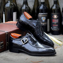 Zapato de Vestir Masculino con Hebilla Milano