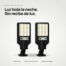 Reflector Solar LED: luz toda la noche sin recibo de luz